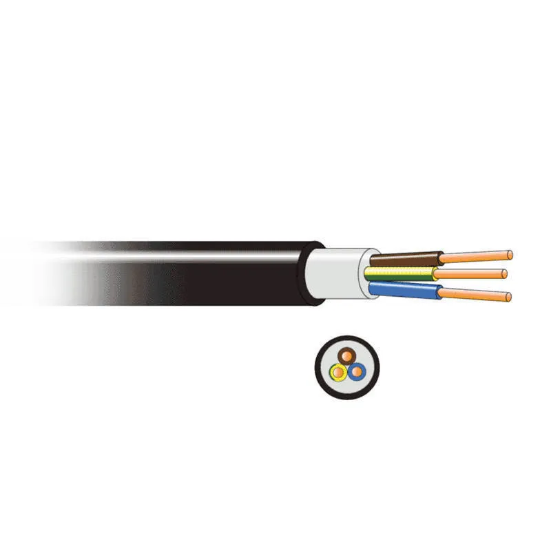 Asennuskaapeli MMJ 3x1.5S MUSTA R50 Eca