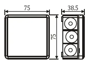 Jakorasia Etman ET75 75x75x38 IP65