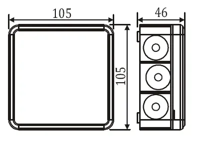 Jakorasia Etman ET105 105x105x46 IP65