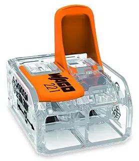 Rasialiitin 221-sarja Wago 2-Nap kaikki johdintyypit 0.5-6.0 mm²