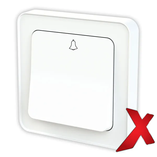 Painike Etman DesignX 1/16A/IP44 UPR OVIKELLO VAL