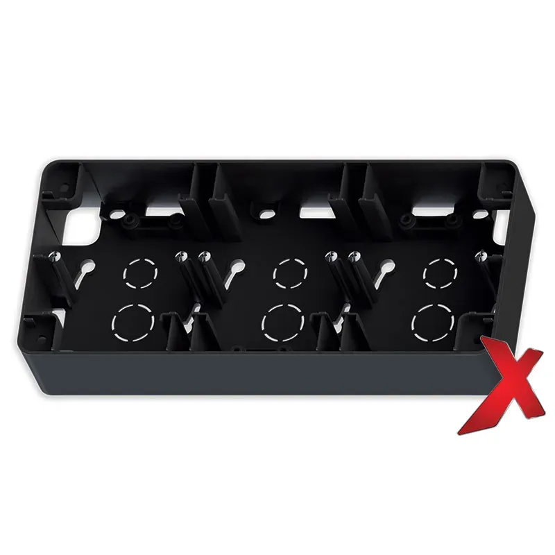 Pintakehys Etman DesignX 3-OS 2S+2S+2S 40MM MUS