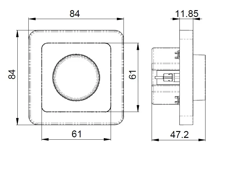 Valonsäädin Etman DesignX UNI 4-400W RLC VAL
