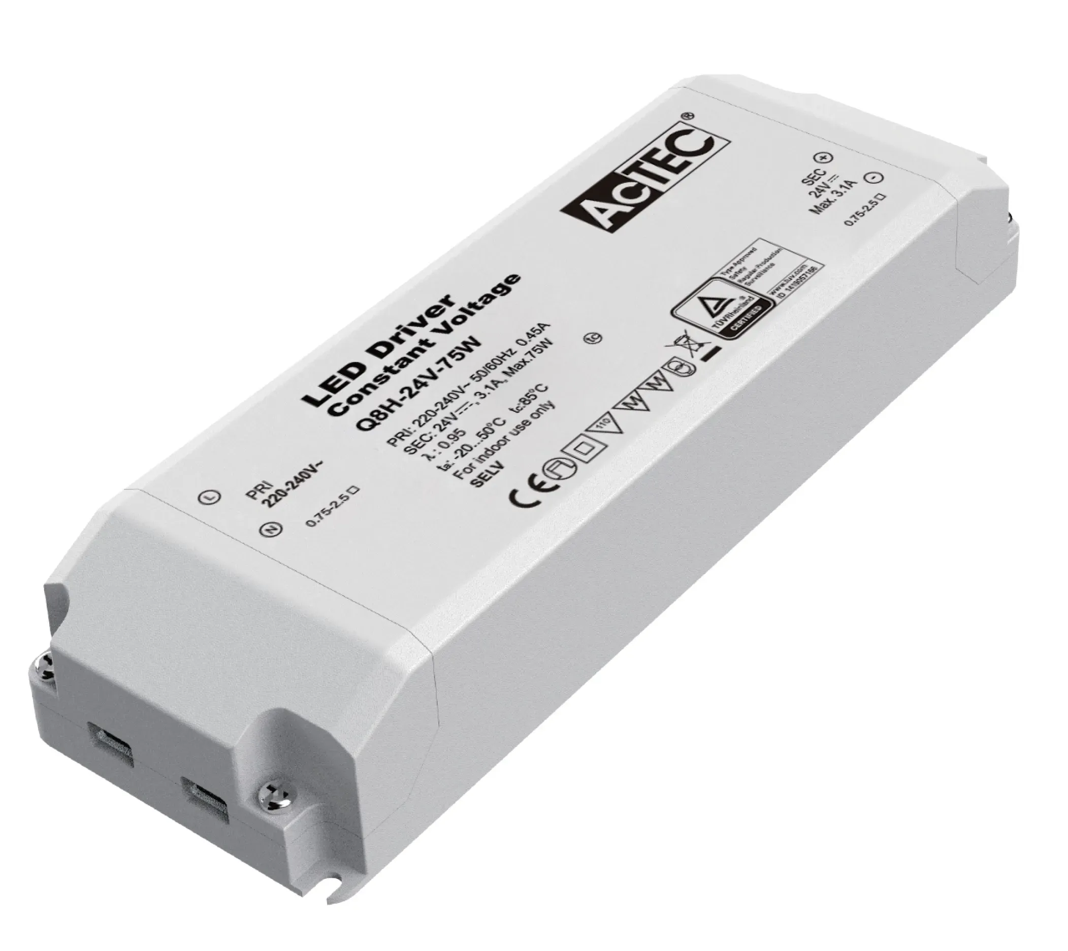 LED-Liitäntälaite Etman 75W 24V ON/OFF