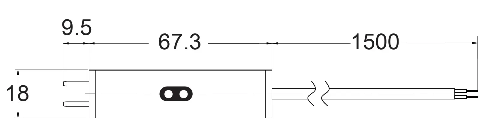LED-profiilisarja Etman ETLED SLIM SENSOR ON/OFF