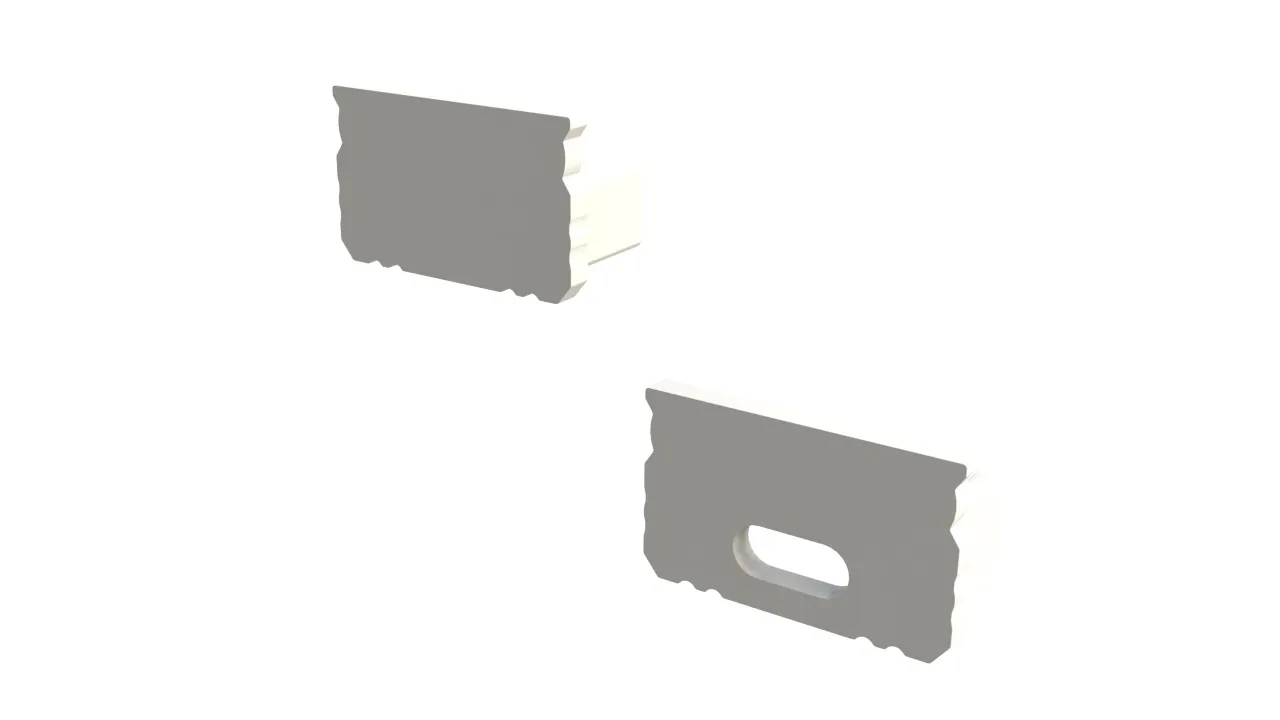 LED-profiili Etman DUCT LOW 10MM VAL SET