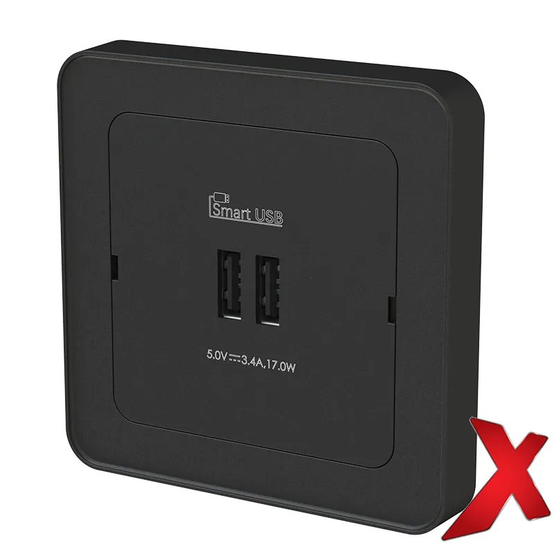 Telerasia Etman DesignX 2xUSB A+A 3,4A 17W MUS